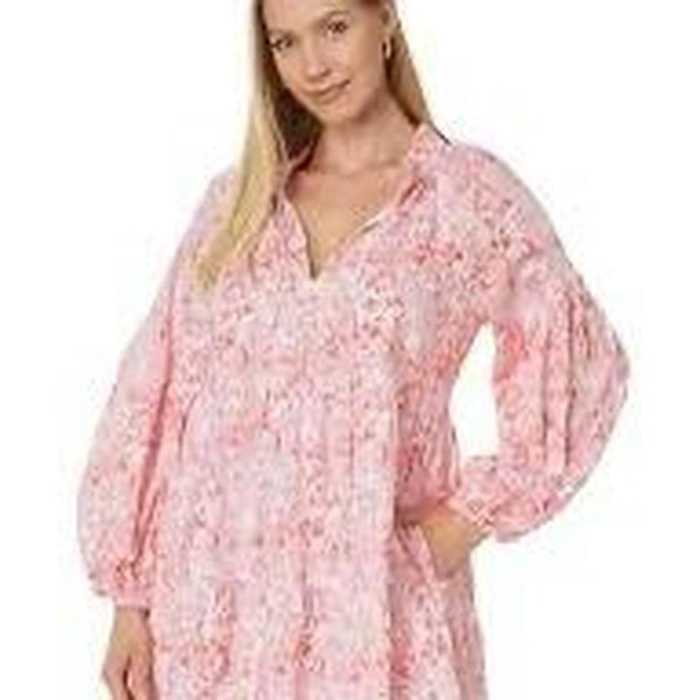 Tommy Bahama Petit Palma‎ Long Sleeved Lightweight Lined Peasant Small NWOT - Picture 2 of 7